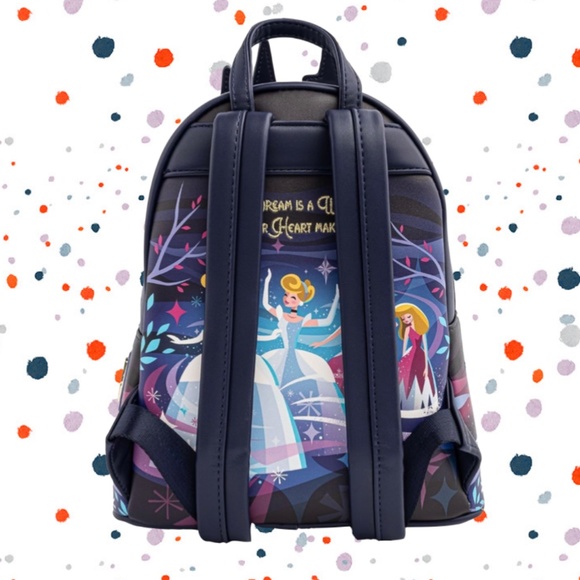 Loungefly Disney Cinderella Castle Series Mini Backpack and Wallet main image 5